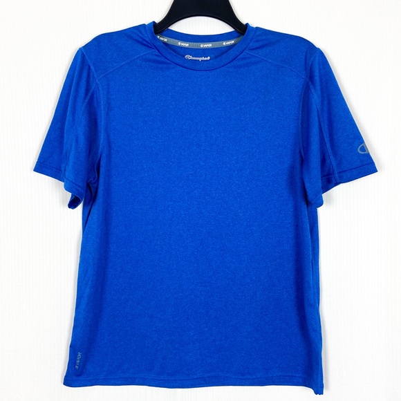 Champion Athletic Workout Tee Powertrain Vapor Blue Medium - Picture 1 of 5